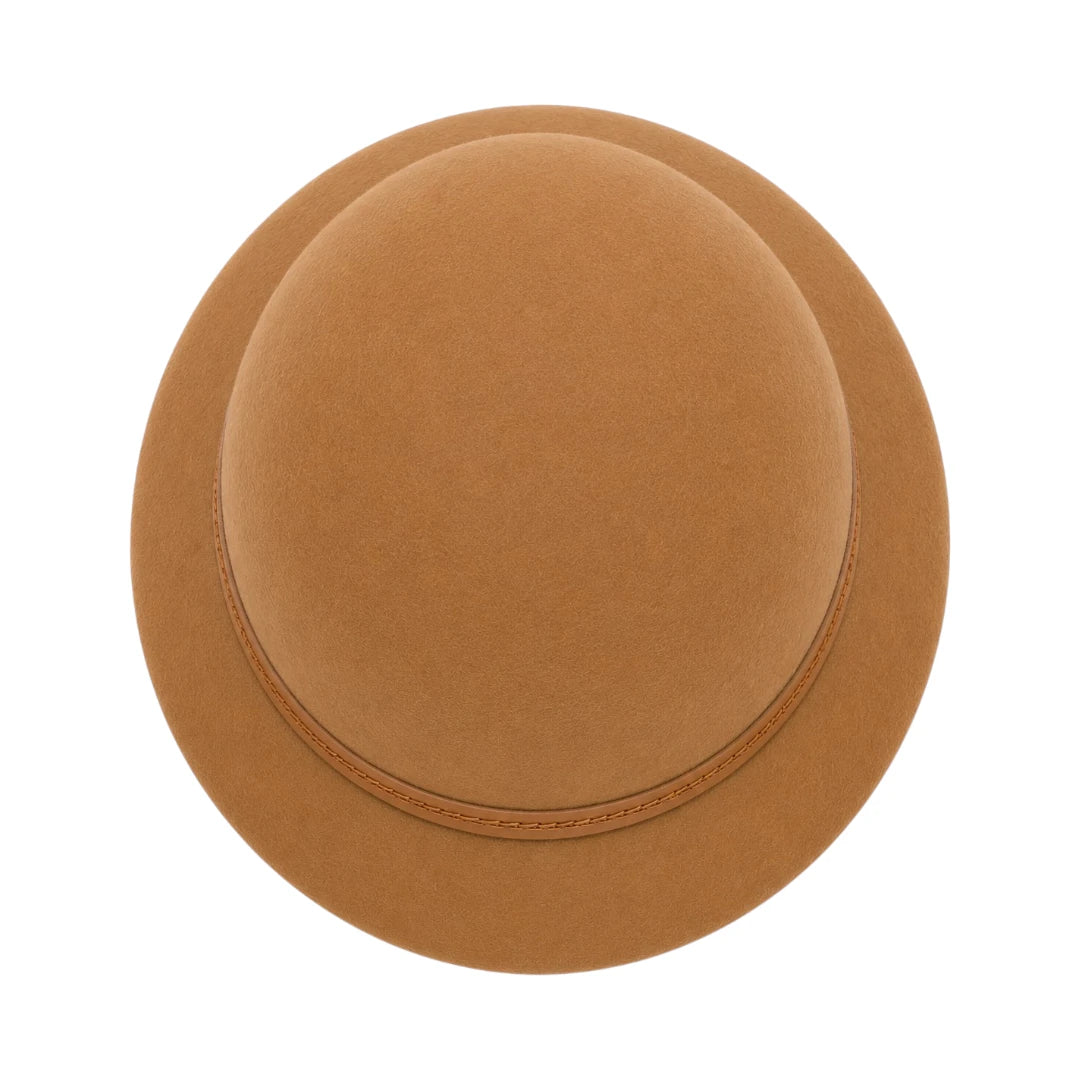 Hawaiian Hats Women's Brown Wool Felt Cloche Hat