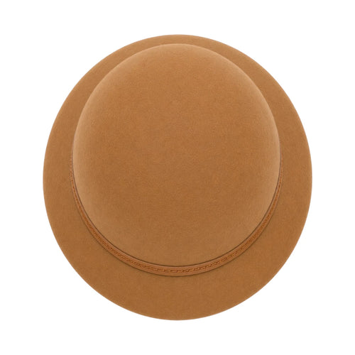 Hawaiian Hats Women's Brown Wool Felt Cloche Hat