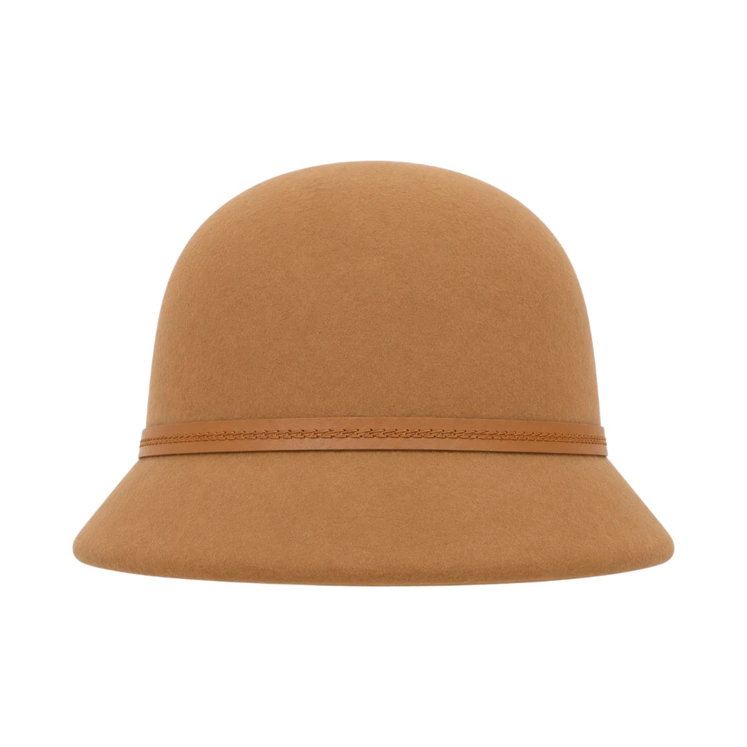Hawaiian Hats Women's Brown Wool Felt Cloche Hat